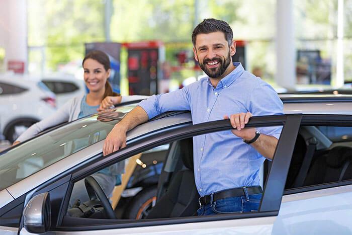 Couple Buying a Car