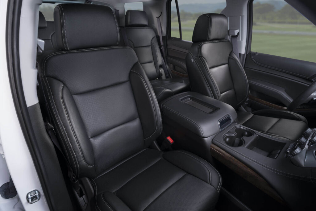 Katzkin Chevy Tahoe Black Leather Interior