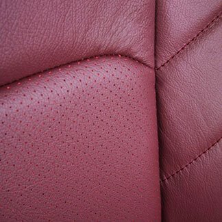 Katzkin Ford F-150 Perforated Red Leather Seat