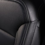 Up Close Black Chevy Tahoe Seat Covers