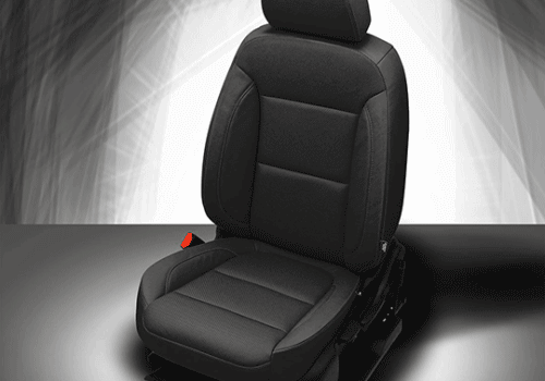 Black Chevrolet Traverse Leather Seat