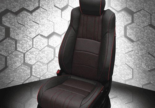 Black and Red Honda Accord Seat Covers