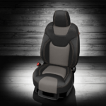 Black & Grey Jeep Cherokee Leather Seats