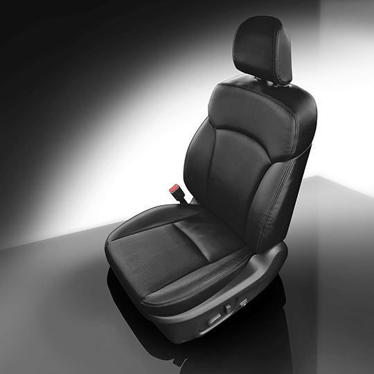 Subaru Forester Leather Seats Seat Covers Custom Interiors Katzkin - Genuine Subaru Xv Seat Covers