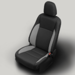 Black and Grey Toyota Highlander Leather Seats