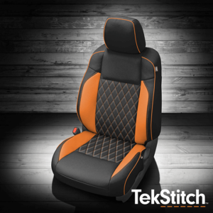 Black and Orange Toyota Tacoma Seat Covers