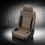 Brown and Black GMC Sierra Seat Covers