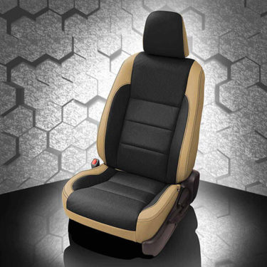 Black and Tan Toyota Corolla Leather Seats