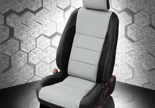 Black and White Toyota Corolla Seat Covers