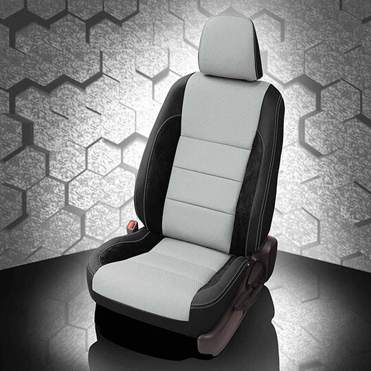 Toyota Corolla Seat Covers Leather Seats Replacement Katzkin - 2018 Corolla Se Seat Covers