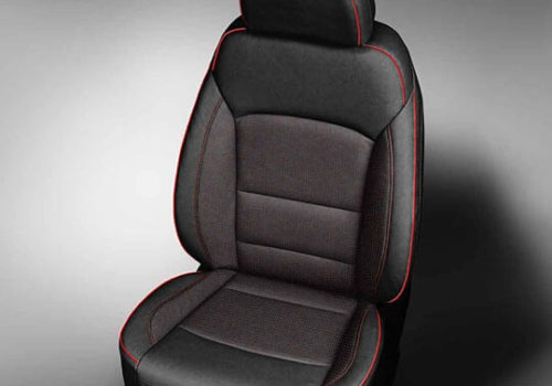 Black and Red Chevy Cruze Seat Covers