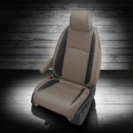 Grey and Black Honda Odyssey Seat Covers