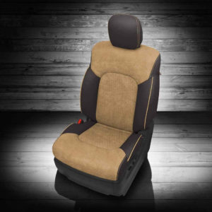 Nissan Armada Tan And Black Leather Seat