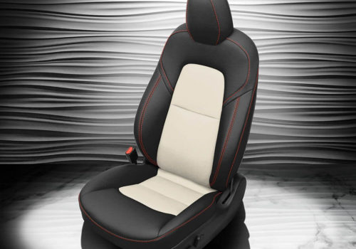 Black and White Tesla Model 3 Seat Covers