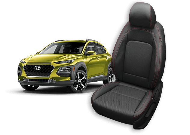 Hyundai Kona Seat Covers | Leather Seats | Interiors | Katzkin