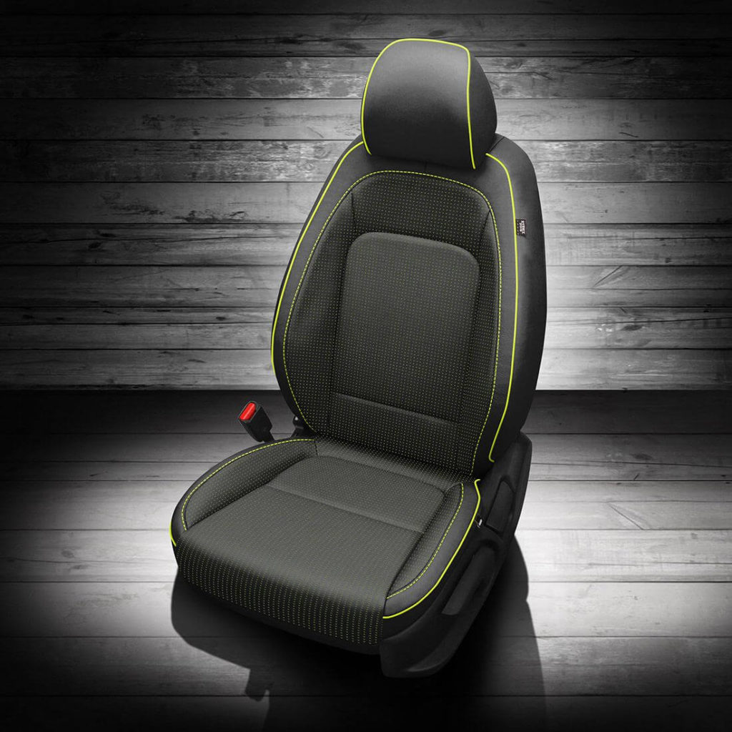 Black & Green Hyundai Kona Seat Covers