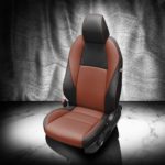 Brown and Black Mazda 3 Leather Seats