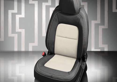 Black and White GMC Canyon Seat Covers