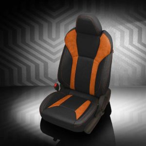 Orange and Black Subaru Crosstrek Seat Covers