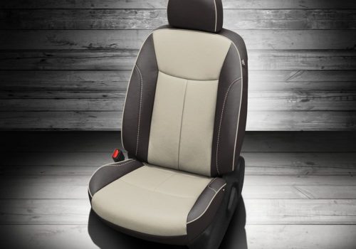 Black and White Nissan Sentra Seat Covers