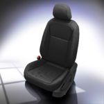 Black VW Tiguan Leather Seats