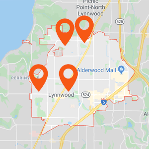 Katzkin Auto Upholstery Lynnwood WA Map