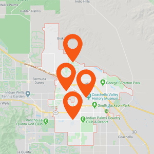 Katzkin Auto Upholstery Indio CA Map