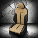 Kia K5 Black and Tan Leather Seats