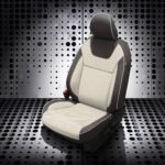 Black and White Nissan Kicks Seat Covers