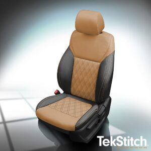 Brown and Black Kia Sorento Leather Seats