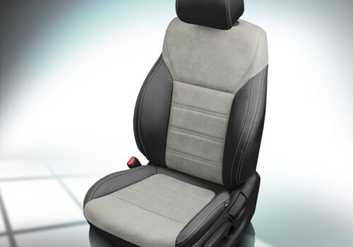 Grey and Black Kia Sorento Seat Covers