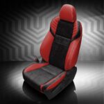 Red and Black Subaru WRX Leather Seats