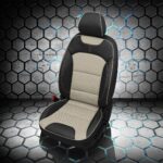 Black and White Kia Niro Seat Covers