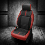 Red and Black 2021 Ford F-150 Seat Covers