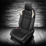 Black and White Subaru BRZ Seat Covers