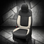 Black and White Hyundai Santa Cruz Seat Covers