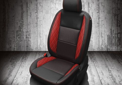 Black and Red Ford Ecosport Seat Covers