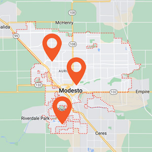 Katzkin Auto Upholstery Modesto Map