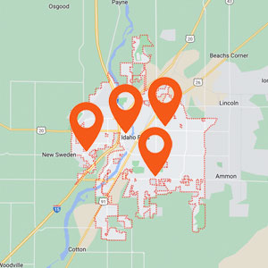 Katzkin Auto Upholstery Idaho Falls Locations Map