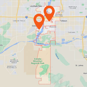 Katzkin Auto Upholstery Avondale AZ Locations Map