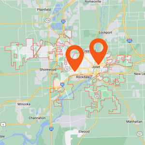 Katzkin Auto Upholstery Joliet IL Locations Map