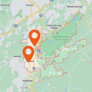 Katzkin Auto Upholstery Pelham AL Locations Map