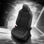 Black Toyota BZ4X Leather Seats